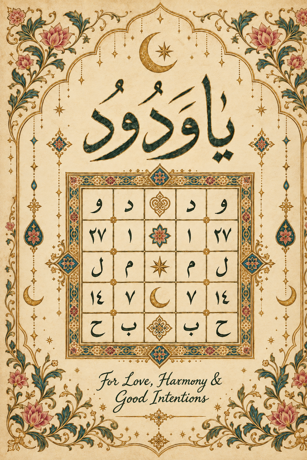 Ya Wadud Wallet Talisman